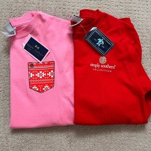 NWT Simply Southern shirt bundle